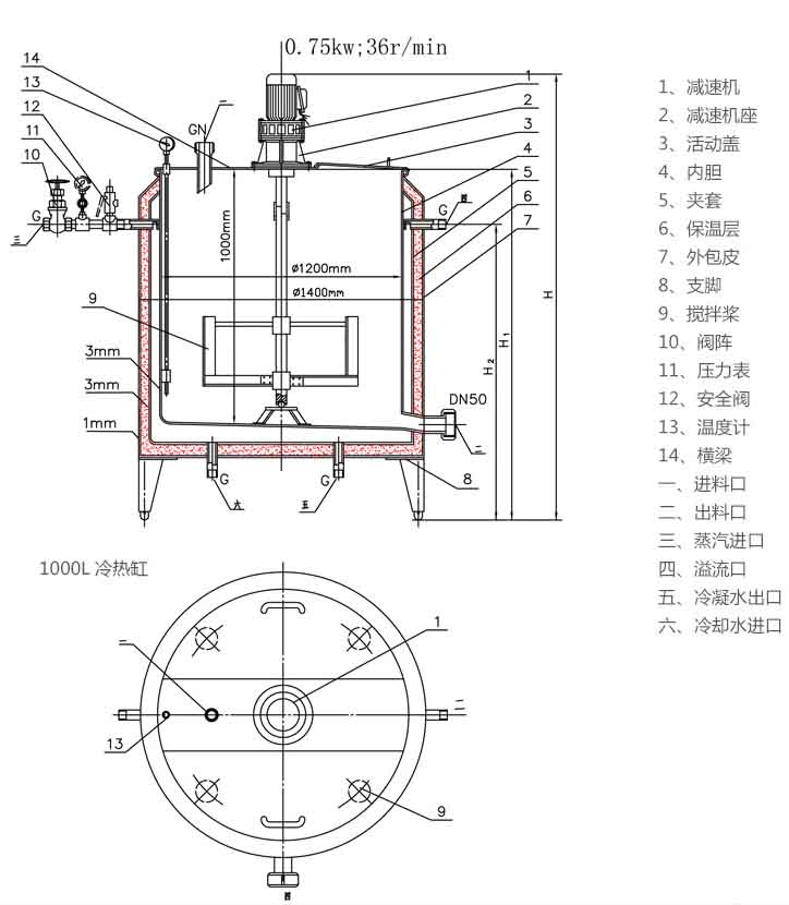 不鏽鋼冷熱缸,老化缸,開啓式冷熱缸,蒸汽冷熱缸,電加熱冷熱缸